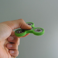 Picture of print of Knurled Tri-Spinner EDC Fidget Widget / Triple Bearing Spinner This print has been uploaded by Corentin Paquet