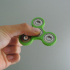 Knurled Tri-Spinner EDC Fidget Widget / Triple Bearing Spinner print image