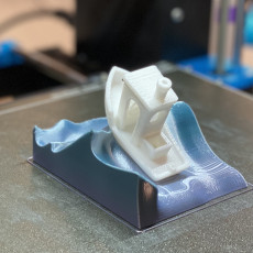 Picture of print of Wave stand for the #3DBenchy - The jolly 3D printing torture-test