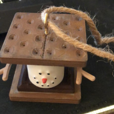 Picture of print of Marshmallow S'mores Christmas Ornament
