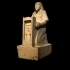 Kneeling Statue of Tjairy and Hathor image
