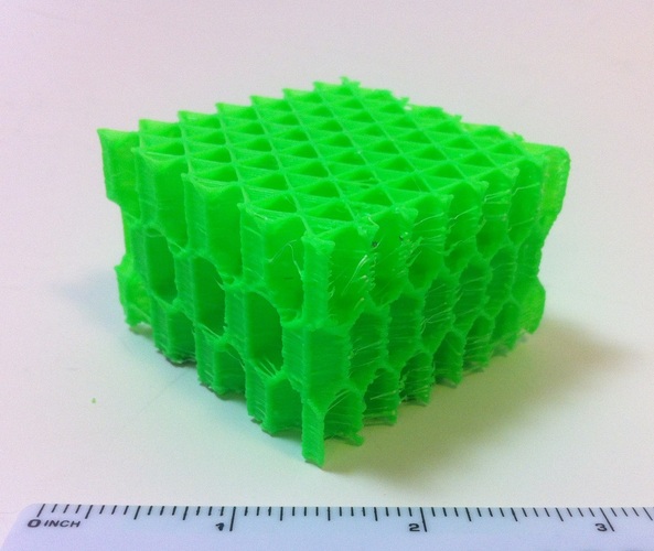 3D Honeycomb Infill concept