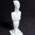 Marble figurine of a man of the 'hunter-warrior' type image