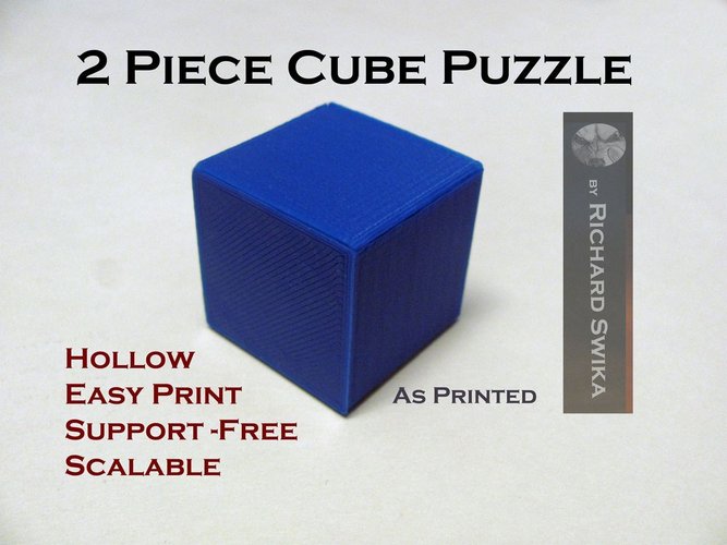 2 Piece Cube Puzzle