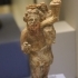 Oil-Jar (lekythos) in the form of Papposilenos holding the infant Dionysus image