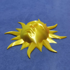Picture of print of Sun Face