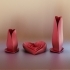 Valentine Vase & Dish Set image