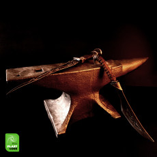 Picture of print of Nordic Carved Dagger Cet objet imprimé a été téléchargé par Plastcore3D