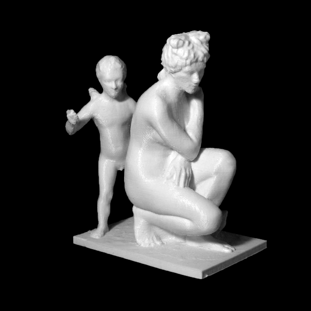 Bathing Aphrodite and Eros