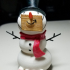 Snowman Christmas Ornament print image