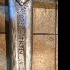Picture of print of Andúril (Aragorn's sword) - Lord of The Rings