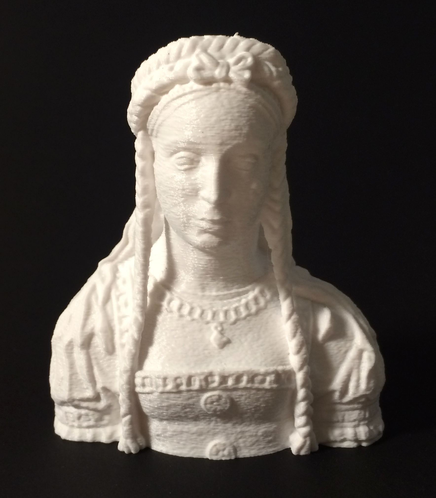 Requilary bust of a Virgin Saint