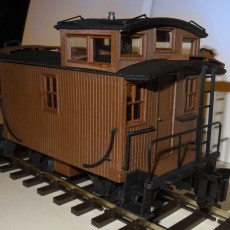 Picture of print of US Bobber Caboose Scale 1/32 - OpenRailway This print has been uploaded by Raby