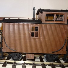 Picture of print of US Bobber Caboose Scale 1/32 - OpenRailway This print has been uploaded by Raby