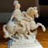 Equestrian Statue of King Louis XIV print image