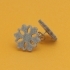 Stud earrings snowflake 4 image