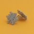 Stud earrings snowflake 5 image