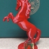 Horse statuette print image