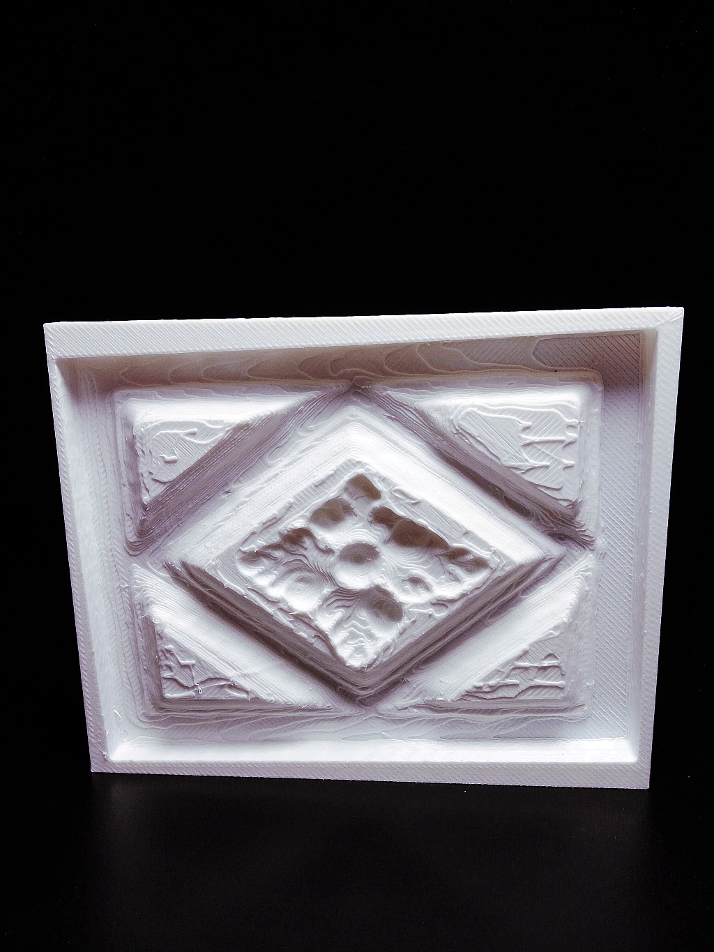 Square Wood Relief Mould
