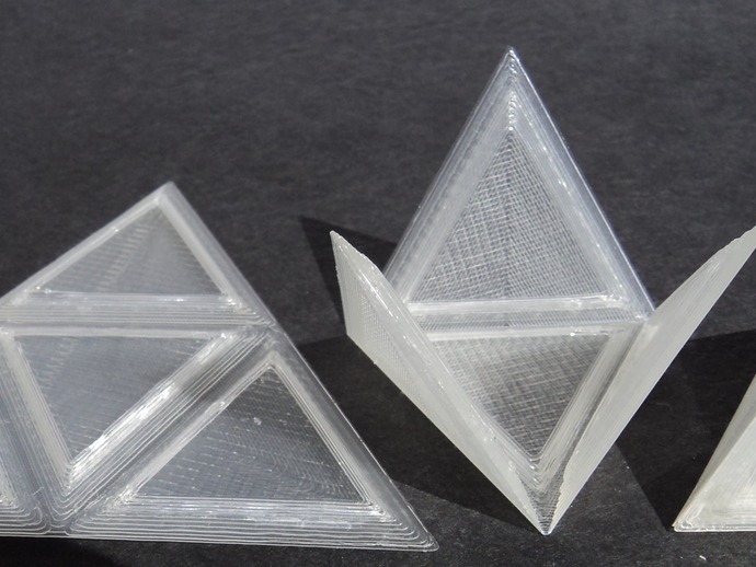 Foldable Tetrahedron - Print Flat
