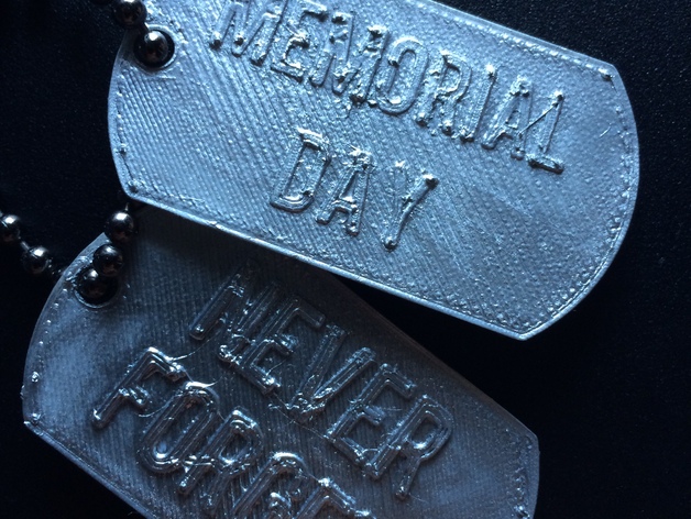 Memorial Day - Dog Tags