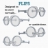 #DesignItWright - FLIPS V04 (New Product Design)- Social Media Flip-Able Spectacles - (Round Closed Frames) image