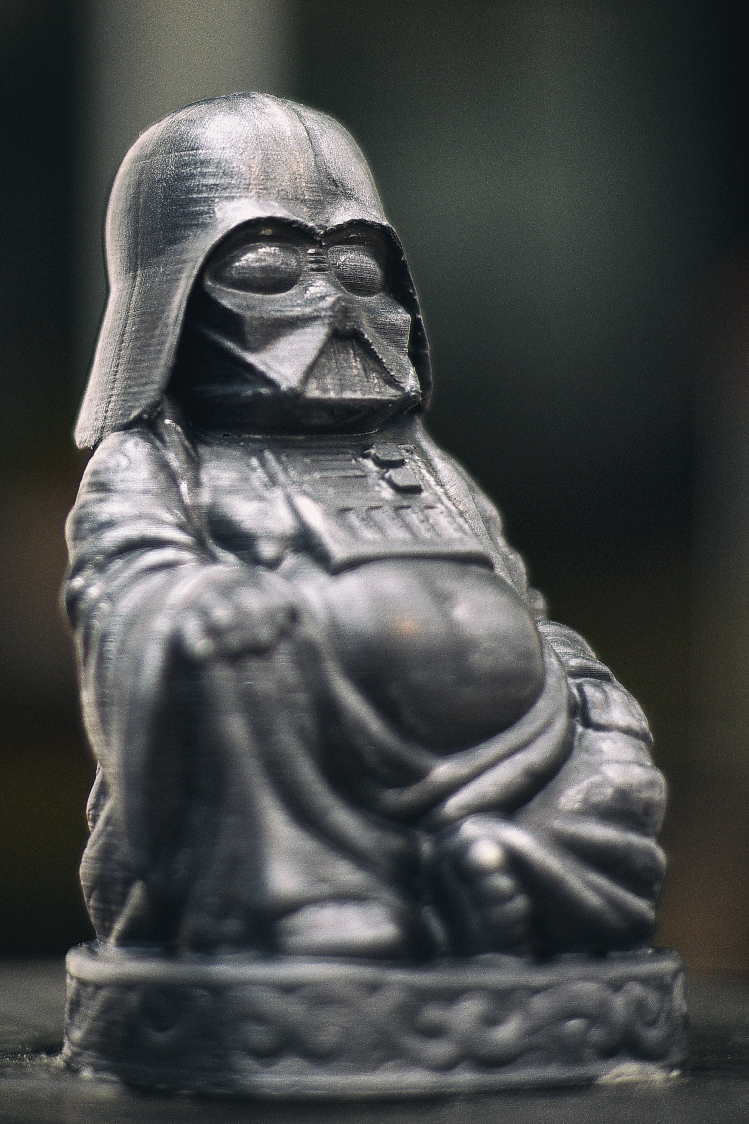 3D Printed Darth Vader Buddha Statue