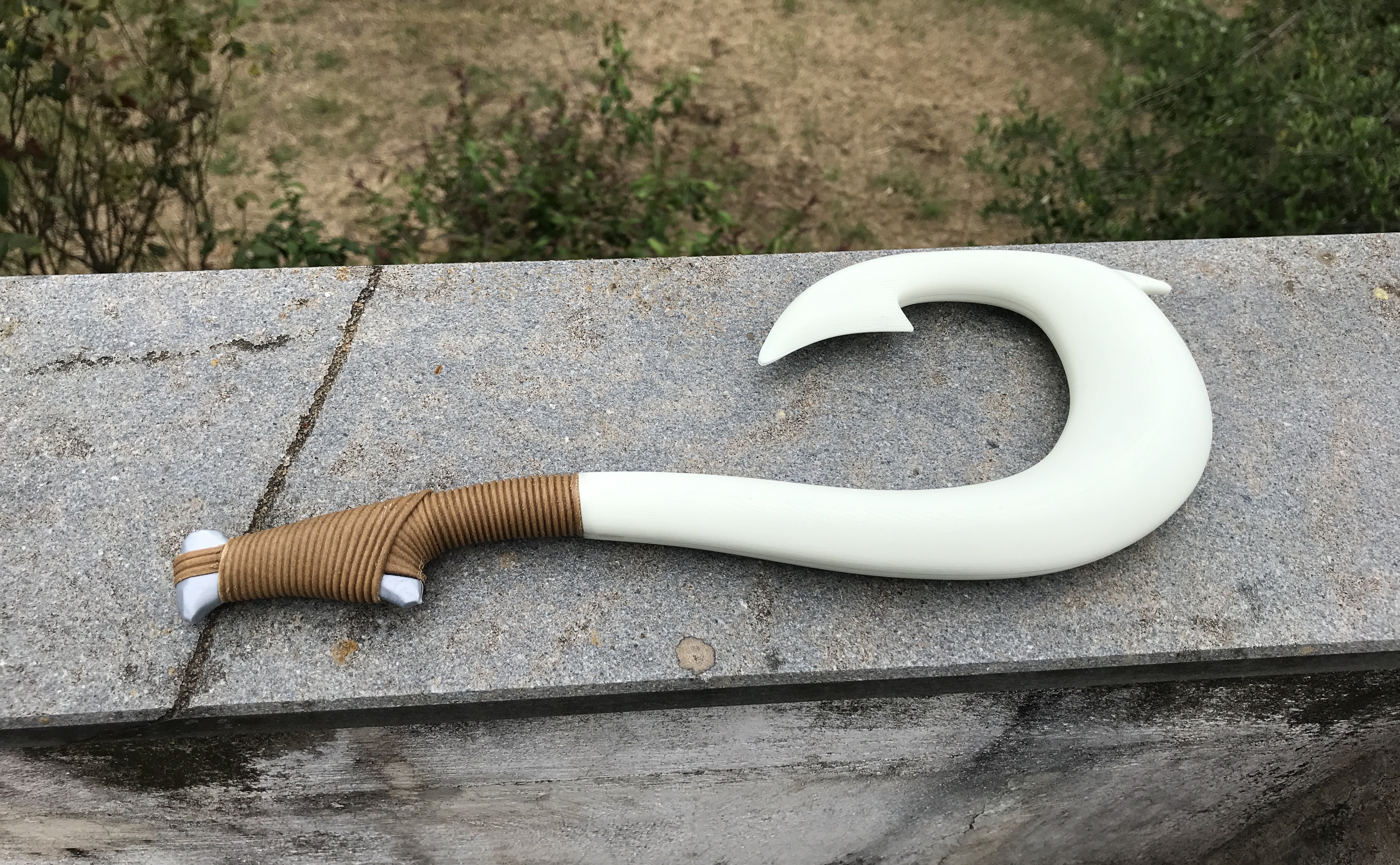 3D Printable Maui's magical fish hook from the movie Moana by