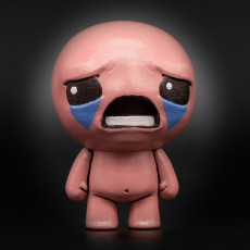 Picture of print of isaac from "the binding of isaac" game