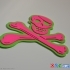 "Aaahrg! Jolly Roger" Sticker Decal Stamp Dual Color image
