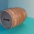 Tonneau - Puzzle - Barrel BORDEAUX - Option Tirelire - Piggy Bank image