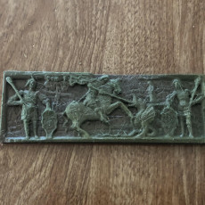 Picture of print of St George and the Dragon Doorway Lintel
