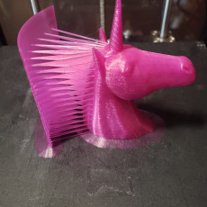 Picture of print of Hairy Unicorn (single and dual extrusion)