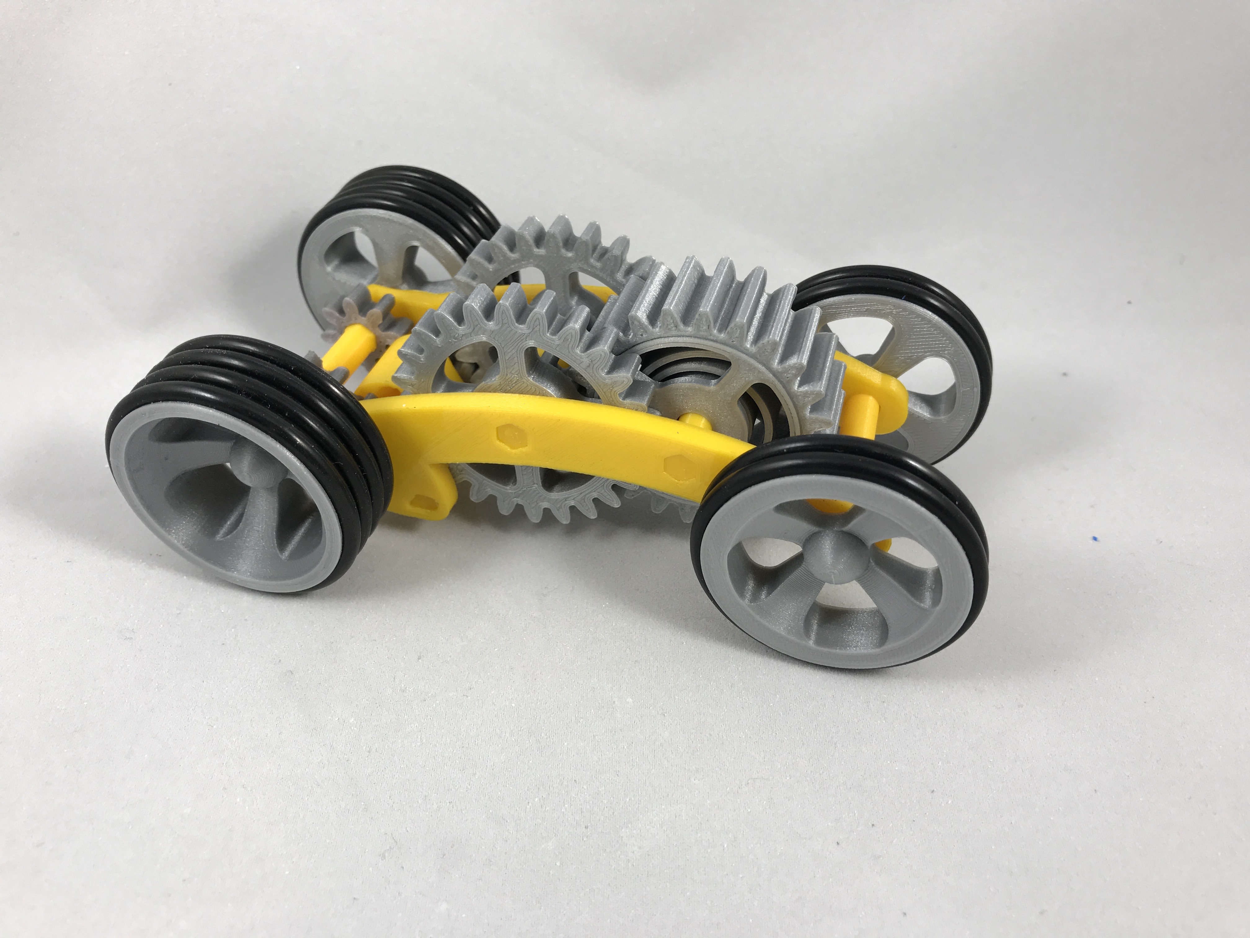 Tabletop Tri-Mode Spring Motor Rolling Chassis