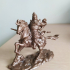 Guan Yu Equestrian Statue print image