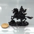 Guan Yu Equestrian Statue print image