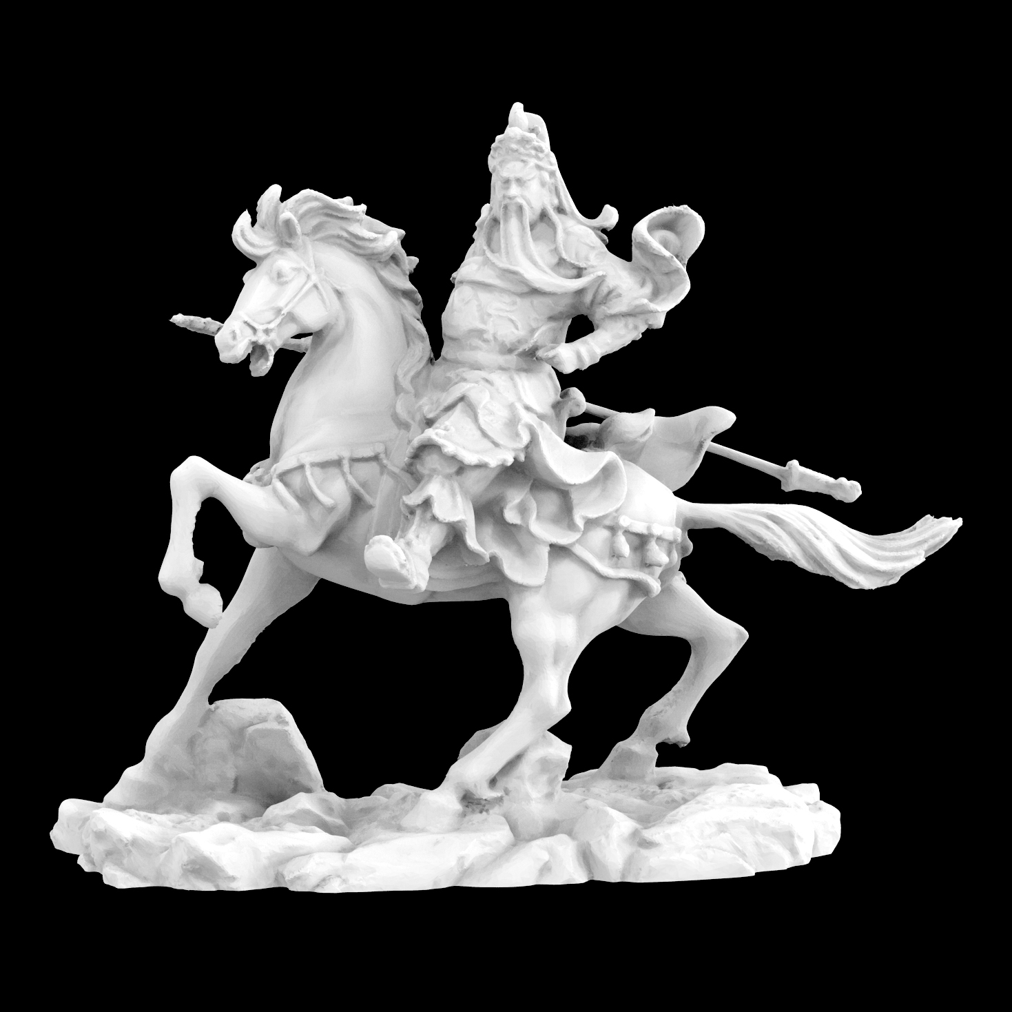 Guan Yu Equestrian Statue