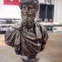 Roman bust of Lucius Verus print image