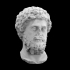 Roman Marble head of Marcus Aurelius image