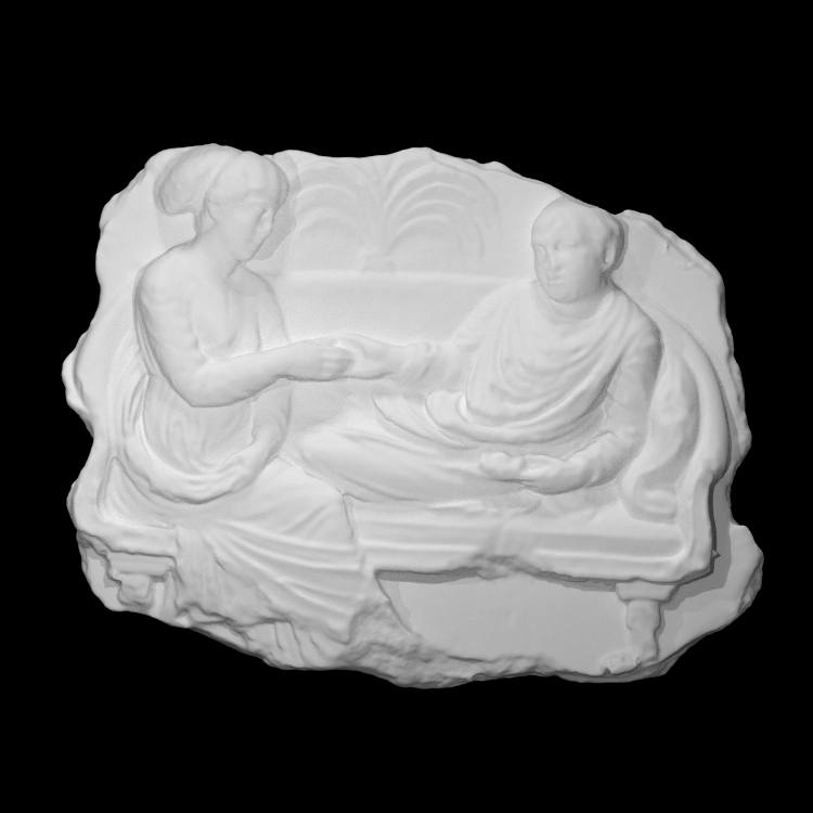 Roman marble relief fragment
