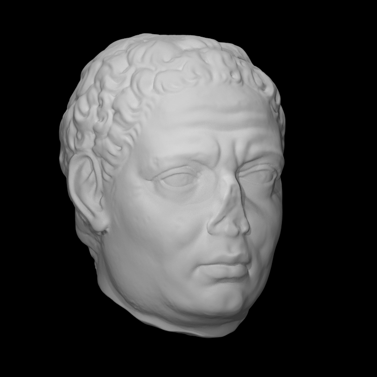 Roman portrait head of the Emperor Vitelius