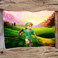 Picture of print of Young Link , Ocarina of Time This print has been uploaded by Loic Riou