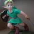 Young Link , Ocarina of Time print image