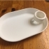Water Bottle Dish For A Small Pot. Pet Bottle. image