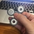Quad bar fidget with caps , EDC Spinner image