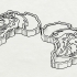 Lion head Cufflinks, or pendant. image