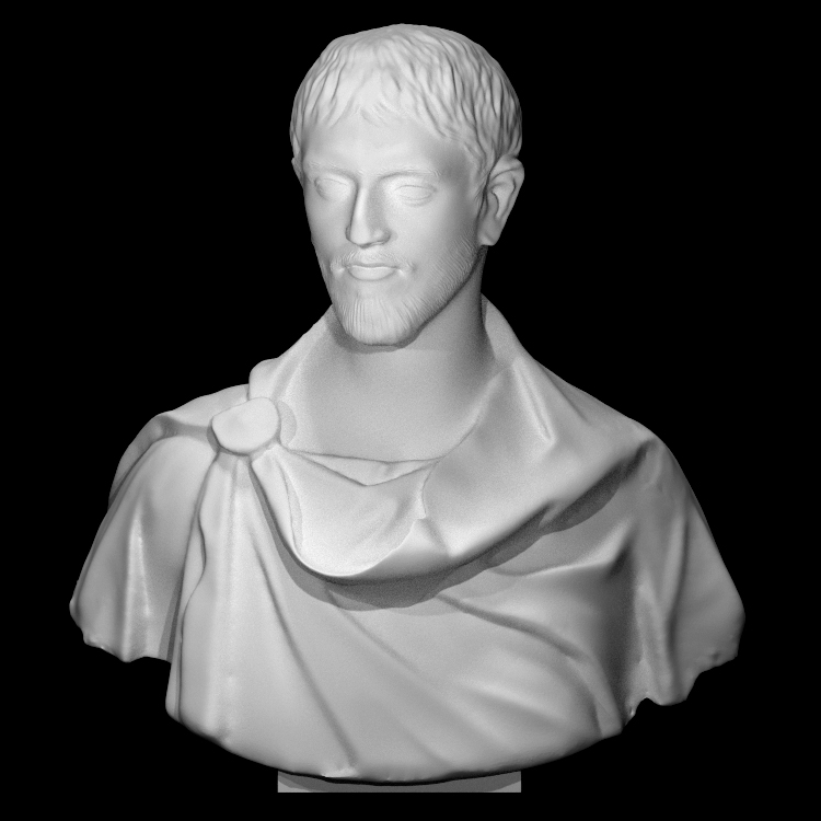 Portrait bust of a man