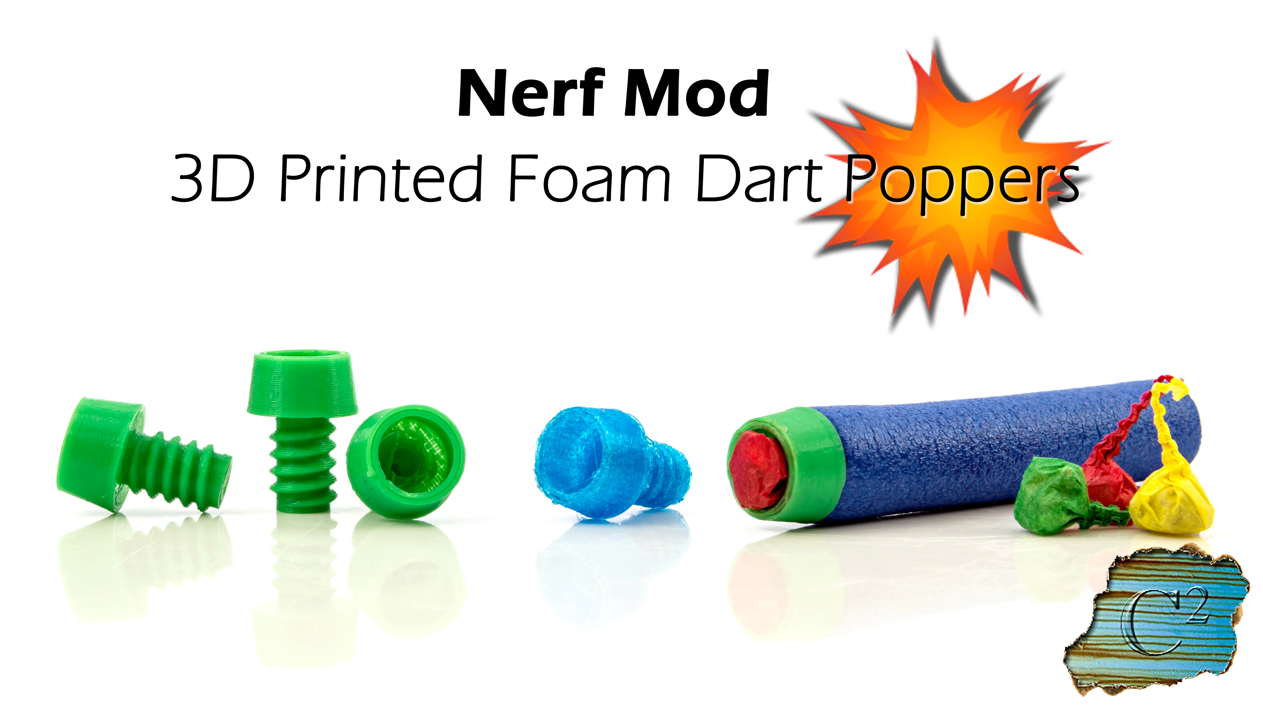 Nerf Explosive Tips - Party Snap Foam Dart Tips