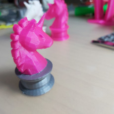 Picture of print of Uni-Knight Chess Piece