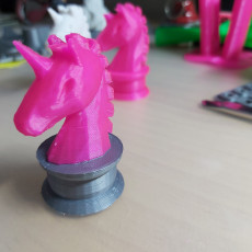 Picture of print of Uni-Knight Chess Piece